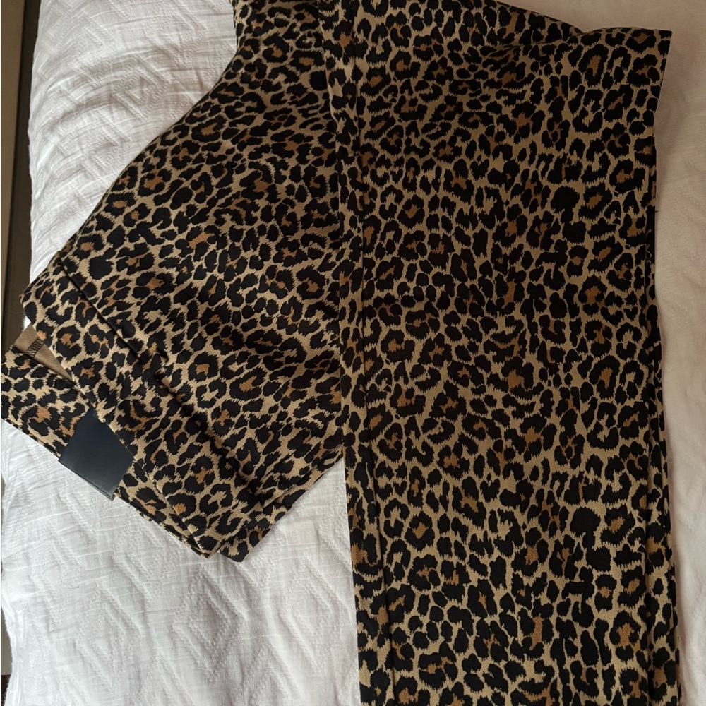 J. Crew Animal Print Winnie Pants